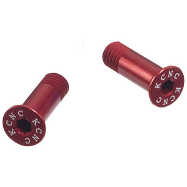 KCNC Schrauben für Schaltröllchen M5 x 15,5mm rot