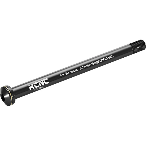 KCNC KQR08-SH Axe traversant 12x142mm 161mm E-Thru/Fox, noir