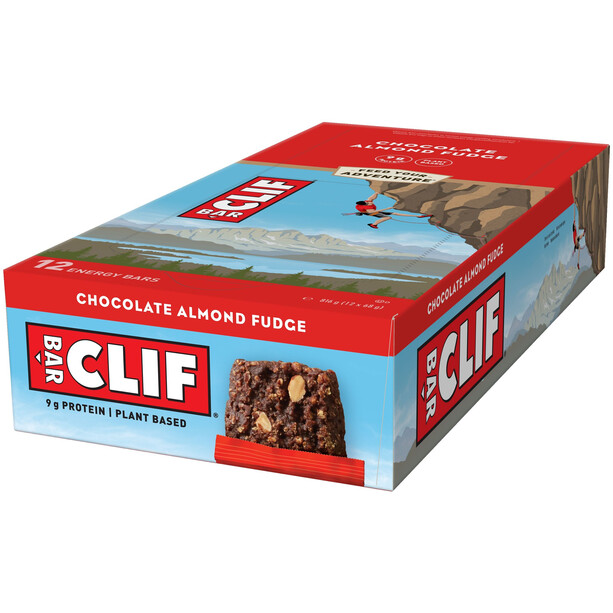 CLIF Bar Energiapatukkapakkaus 12 x 68 g, Chocolate Almond Fudge