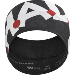 HAD Coolmax EcoMade Headband, musta/valkoinen musta/valkoinen
