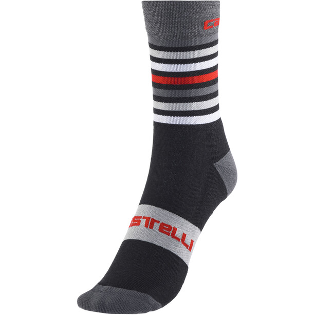 Castelli Gregge 15 Socks Men black/red