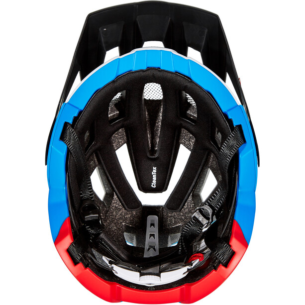 Cratoni Allset Helmet white-blue-red matt