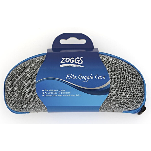 Zoggs Elite Custodia per occhiali, grigio