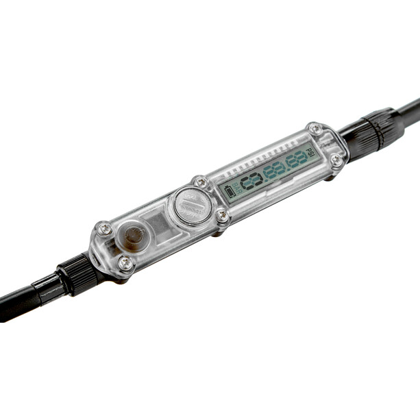 Lezyne CNC Micro Floor Drive Digital HPG Mini bomba, Plateado/negro