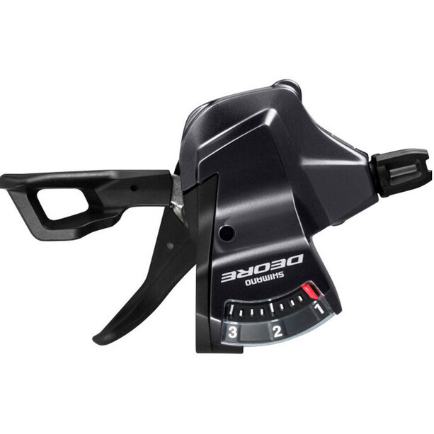 Shimano Deore Trekking SL-T6000 Leva del cambio 3 velocità sinistra, nero