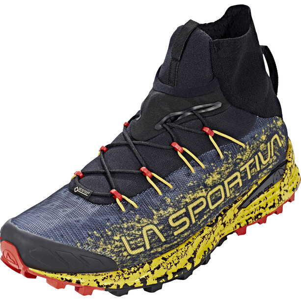 La Sportiva Uragano GTX Chaussures de trail Homme, noir/jaune