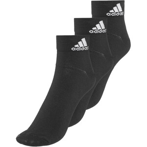 adidas Performance Thin 3PP Knöchelhohe Socken schwarz schwarz