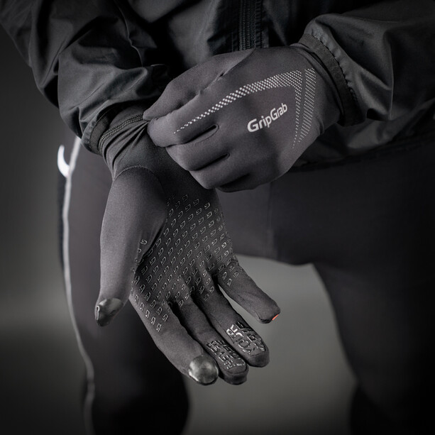 GripGrab Running UltraLight Touchscreen Handschuhe schwarz