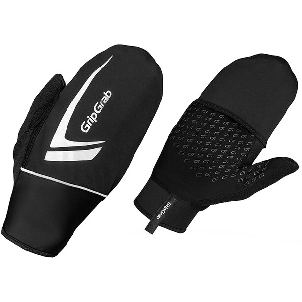 GripGrab Running Thermo Gants Coupe-vent Thermiques compatibles Écran tactile, noir