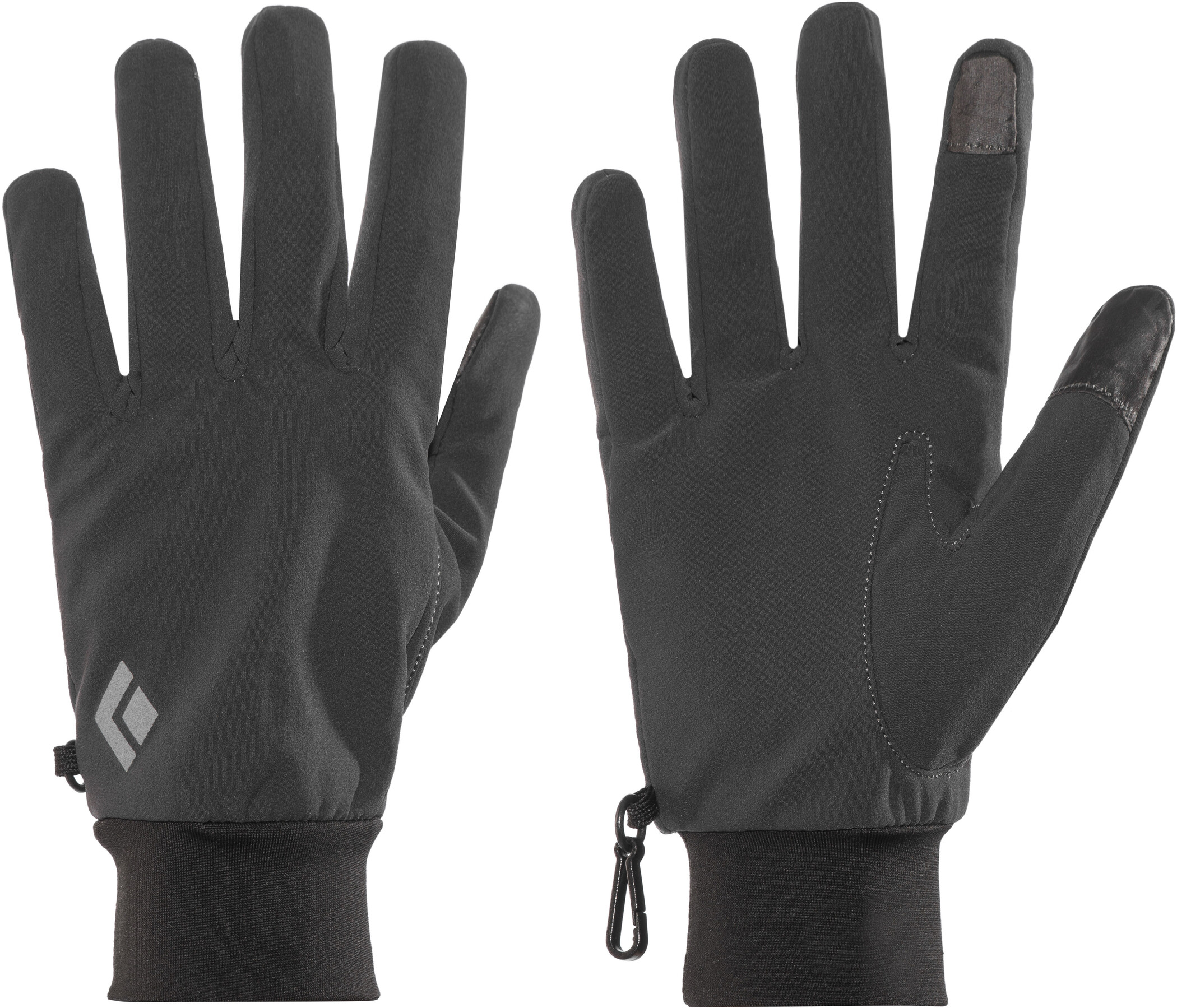 Black Diamond Lightweight Softshell Handschuhe schwarz