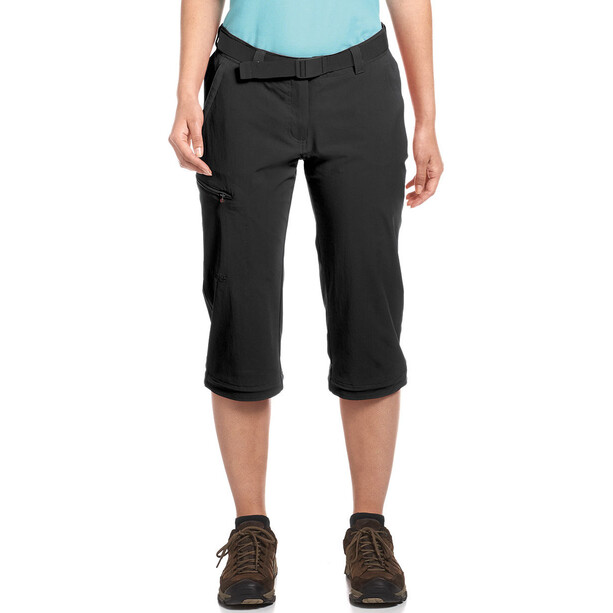 Maier Sports Arolla Spodnie z odpinanymi nogawkami Kobiety, czarny