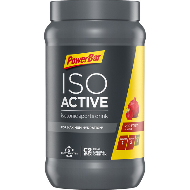 Powerbar Isoactive Isotonic Sports Drink Dose 600g Rote Früchte Punch