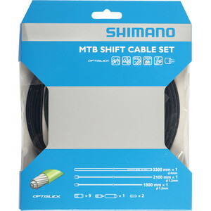 Shimano MTB Optislick set de cable de cambio, negro