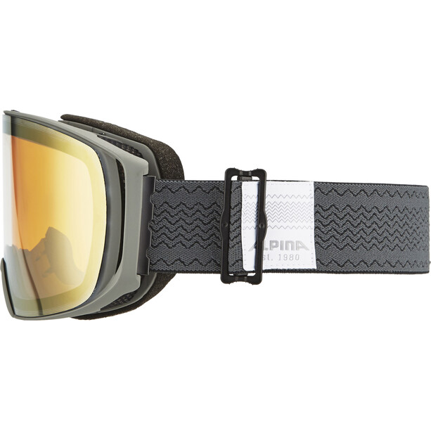 Alpina Arris Multimirror S3 Goggles gold/grau