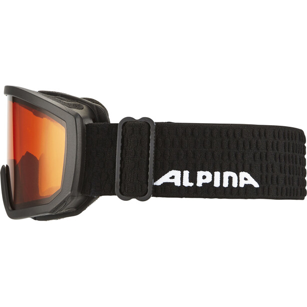 Alpina Scarabeo Doubleflex S2 Goggles Kinder schwarz
