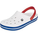 Crocs Crocband Sandaler, hvid/blå