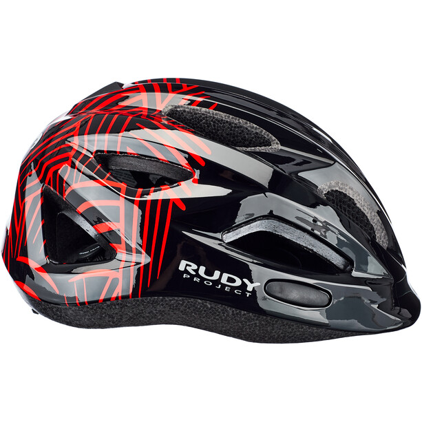 Rudy Project Rocky Helmet Kids black-red shiny