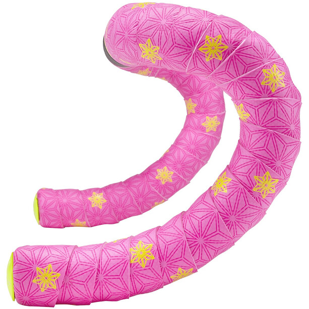 Supacaz Super Sticky Kush Star Fade Handlebar Tape neon pink/neon yellow print