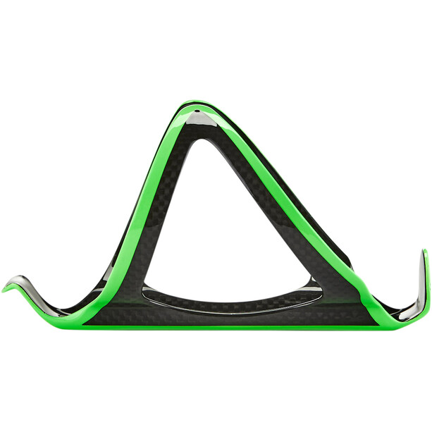 Supacaz Fly Cage Carbon Bottle Holder neon green