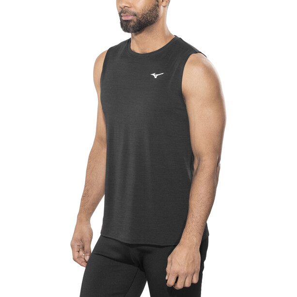 Mizuno Imp Core Koszulka do biegania bez rękawów Mężczyźni, czarny