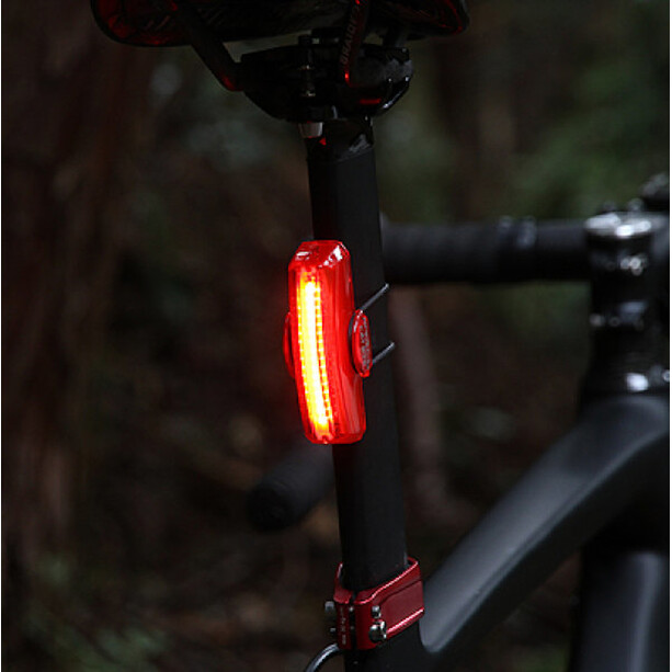 CatEye TL-LD710GK Rapid X2G Kinetic LED Rear Light with brake light function black/red