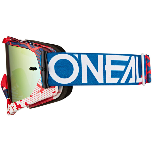 O'Neal B-10 Goggles, rood/blauw
