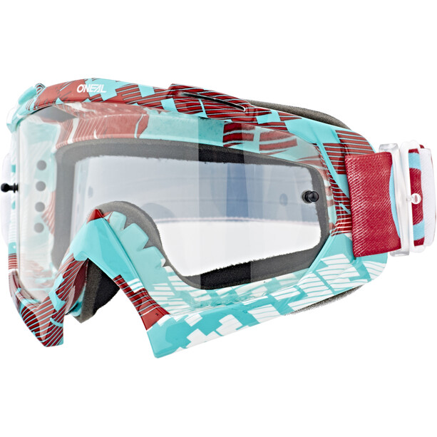 O'Neal B-10 Goggles pixel red/teal-clear