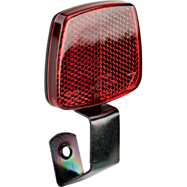 Busch + Müller Riflettore posteriore Con supporto in metallo a forma di U, rosso/nero