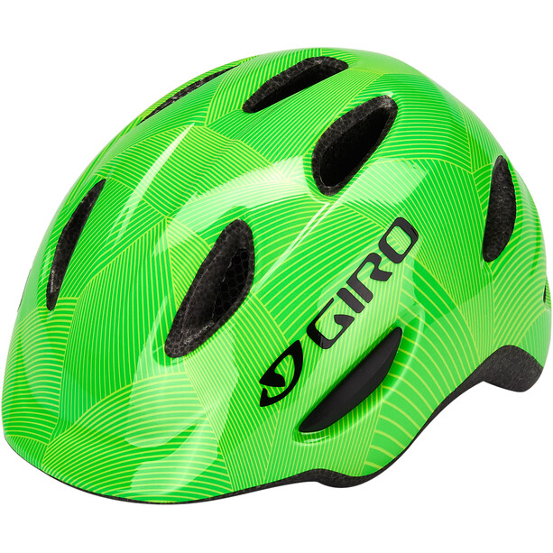 Giro Scamp Helmet Kids green/lime lines