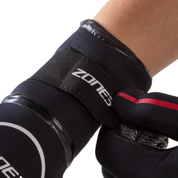 Zone3 Neoprene Heat-Tech Handschoenen, zwart/rood