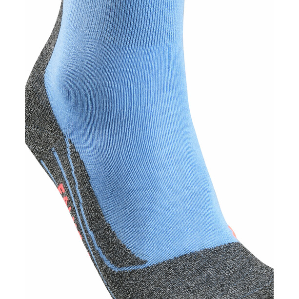 Falke TK2 Crest Trekking Socken Damen blau/schwarz