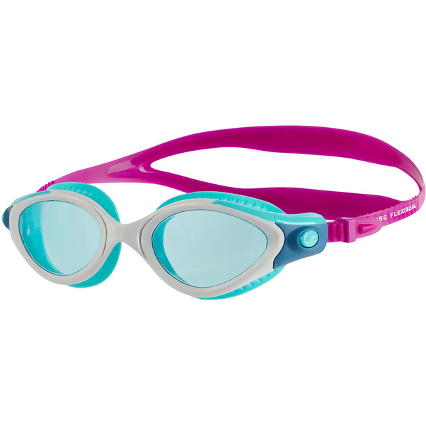 speedo Futura Biofuse Flexiseal Okulary pływackie Kobiety, różowy/turkusowy