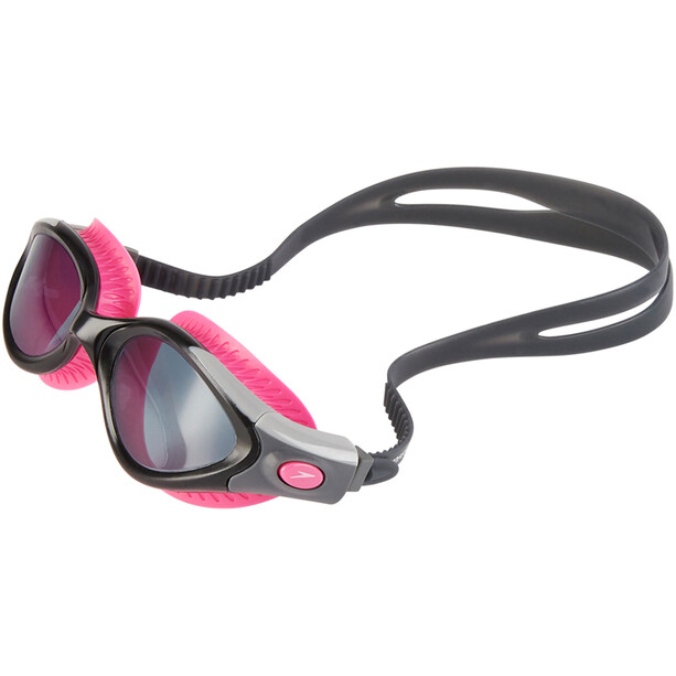 speedo Futura Biofuse Flexiseal Brille Damen schwarz/pink