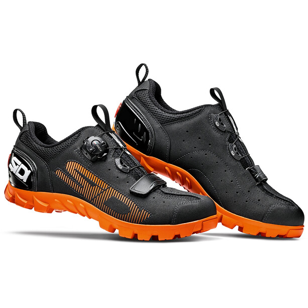 Sidi SD15 Schuhe Herren schwarz/orange