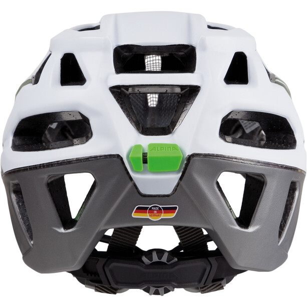 Alpina Garbanzo Helmet white-titanium-green