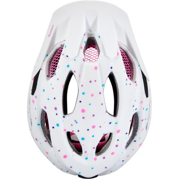 Alpina Carapax Helmet Youth white polka dots