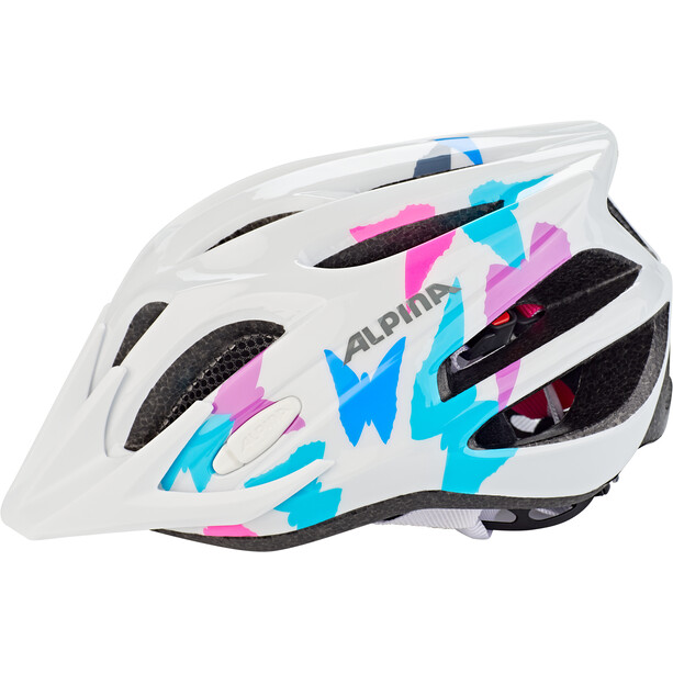 Alpina FB Jr. 2.0 Helmet Youth white bttrfly