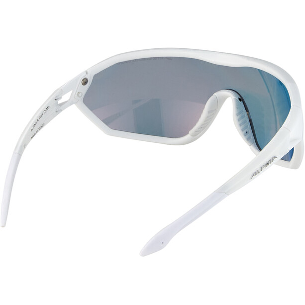 Alpina S-Way QVM+ Glasses white matt