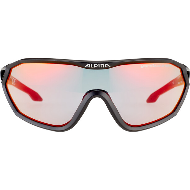 Alpina S-Way QVM+ Gafas, negro