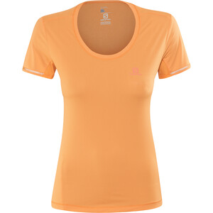 Salomon Agile Kurzarm T-Shirt Damen orange orange