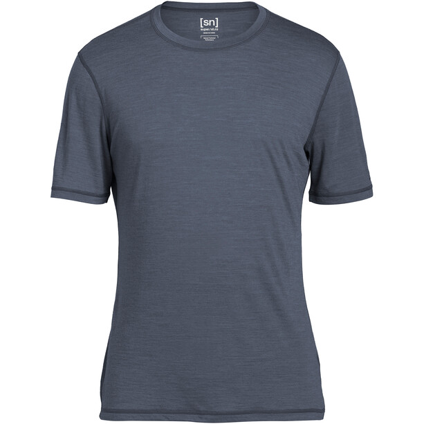 super.natural Base 140 T-shirt Homme, gris