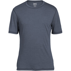 super.natural Base 140 T-shirt Homme, gris gris