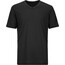 super.natural Base 140 T-shirt à col en V Homme, noir