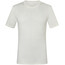 super.natural Base 140 Camiseta con cuello en V Hombre, blanco