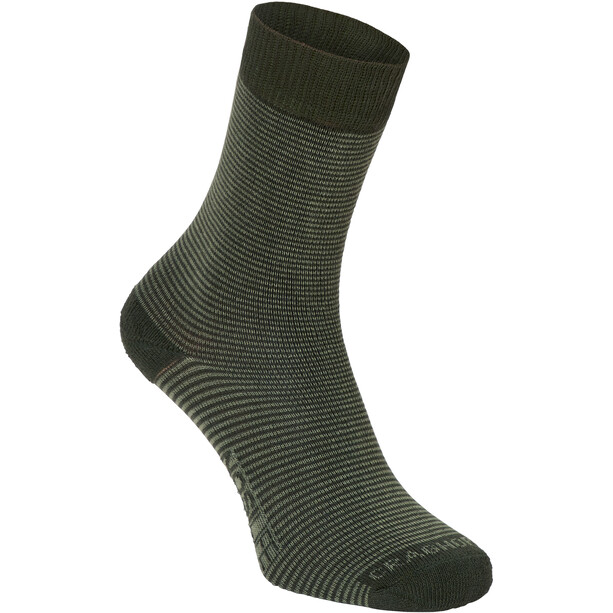 Craghoppers NosiLife Chaussettes Twin Pack Femme, olive/beige