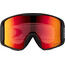 Oakley Line Miner XL Lunettes de ski Homme, noir/rouge