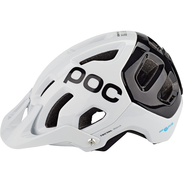 POC Tectal Race Spin Helmet hydrogen white/uranium black