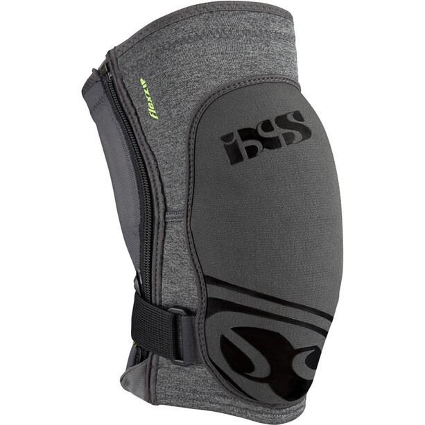 IXS Flow Zip Protezione ginocchio, grigio
