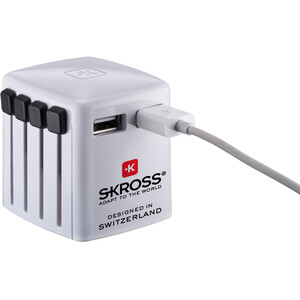 SKROSS World USB Ladegerät 2 USB Ausgänge 