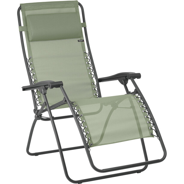 Lafuma Mobilier RSXA Relax Chair with Cannage Phifertex moss